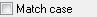 Match Case Check Box