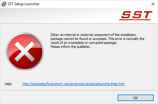 The Error Dialog(s)