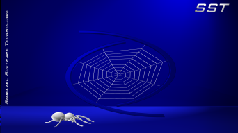 Harry Spider, On the Way to Work (approx. 1/5 of actual size)